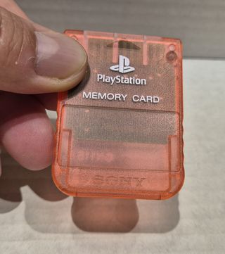 MEMORY CARD PS1 ARANCIONE SCPH-1020 - ORANGE