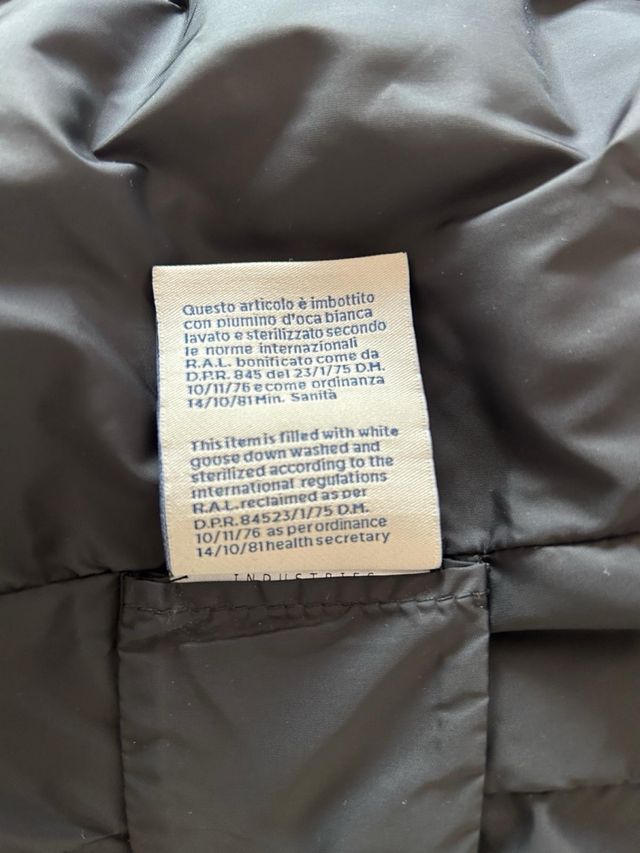 Plumas Moncler Verde Caqui Talla M