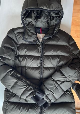 Plumas Moncler Verde Caqui Talla M