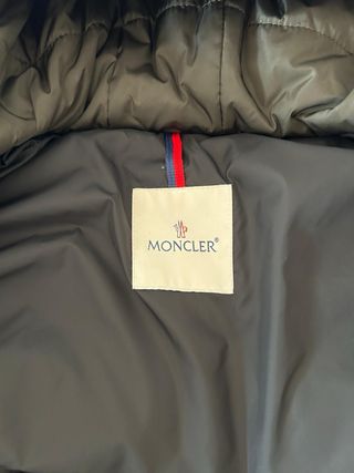 Plumas Moncler Verde Caqui Talla M