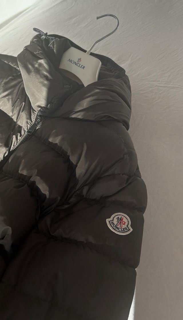 Plumas Moncler Verde Caqui Talla M