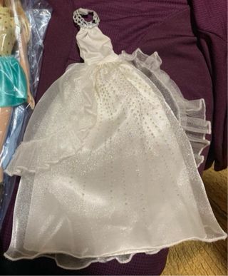 Bambola Barbie elegante+abito da sposa