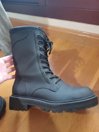 Botas altas negras mujer