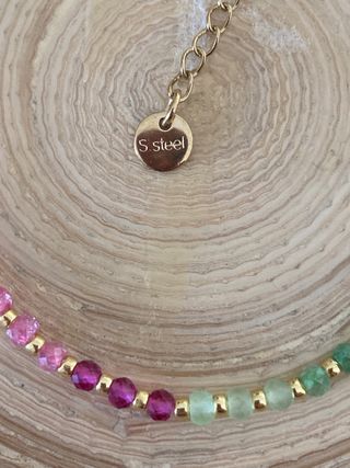 Bracciale con zirconi colorati