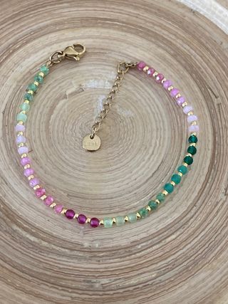 Bracciale con zirconi colorati