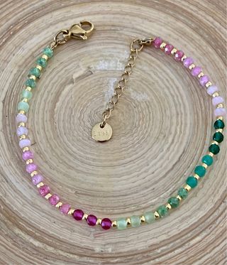 Bracciale con zirconi colorati
