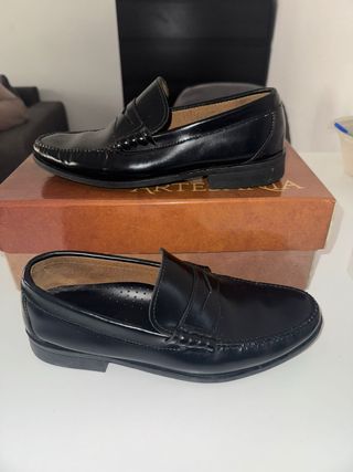 Mocasines ARTESANÍA Negro Hombre