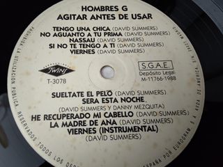 Vinilo Hombres G Esta es tu vida