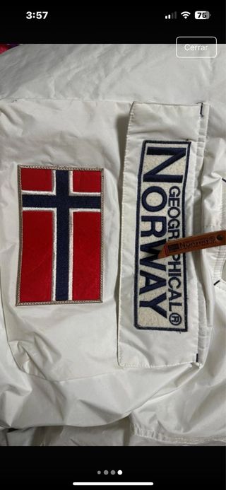 Chaqueta Geographical Norway Blanca
