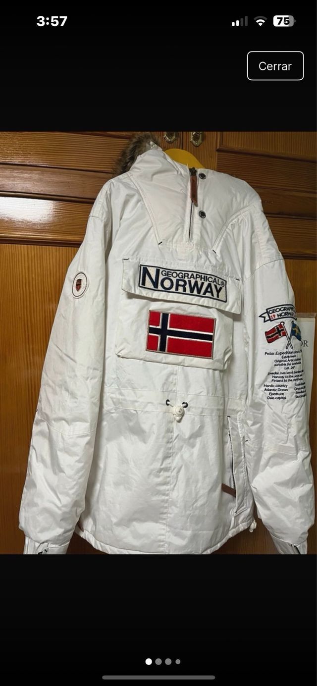 Chaqueta Geographical Norway Blanca