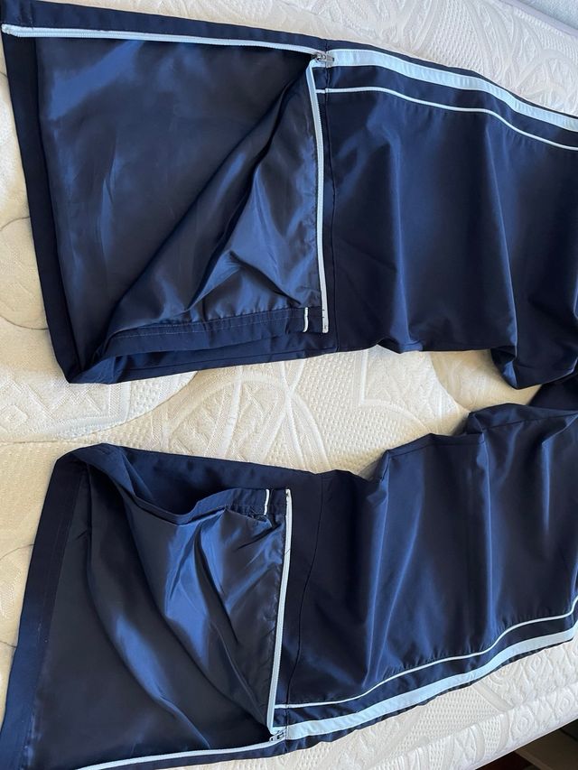 Pantalones Nike anchos azules