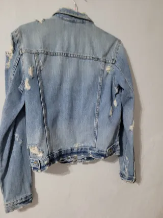 Cazadora vaquera desgastada Talla S