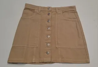 Falda VAQUERA BEIGE faldas vestidos chaquetas