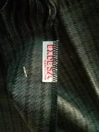 Bufanda  Gris y Negra