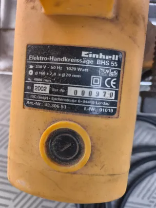 Sierra Circular Einhell Bavaria BHS 55