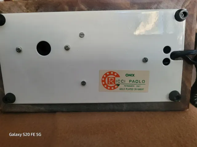 Teléfono Vintage Onix Ricci Paolo chapado Oro 24 k