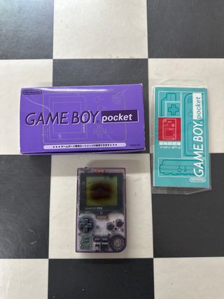 Nintendo Game Boy Pocket Viola con schermo rotto