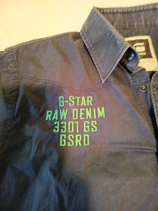 Camisa G-Star RAW Caballero Azul Marino
