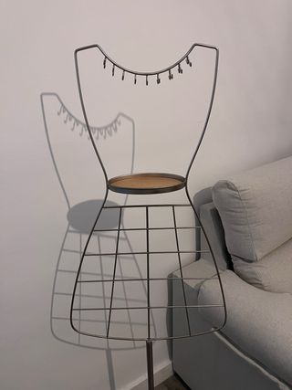Maniqui metal organizador joyas y pañuelos
