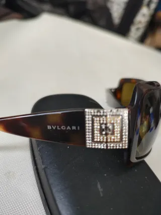 Gafas de sol Bulgari Tortoise & Plata
