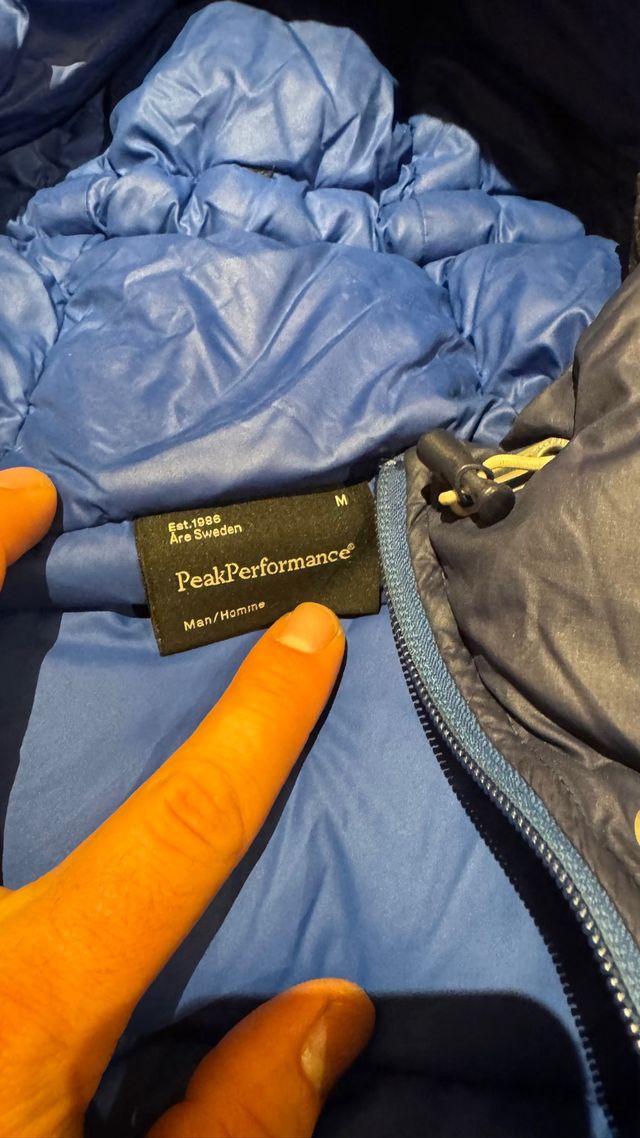 Chaqueta Peak Performance plumífera Talla M