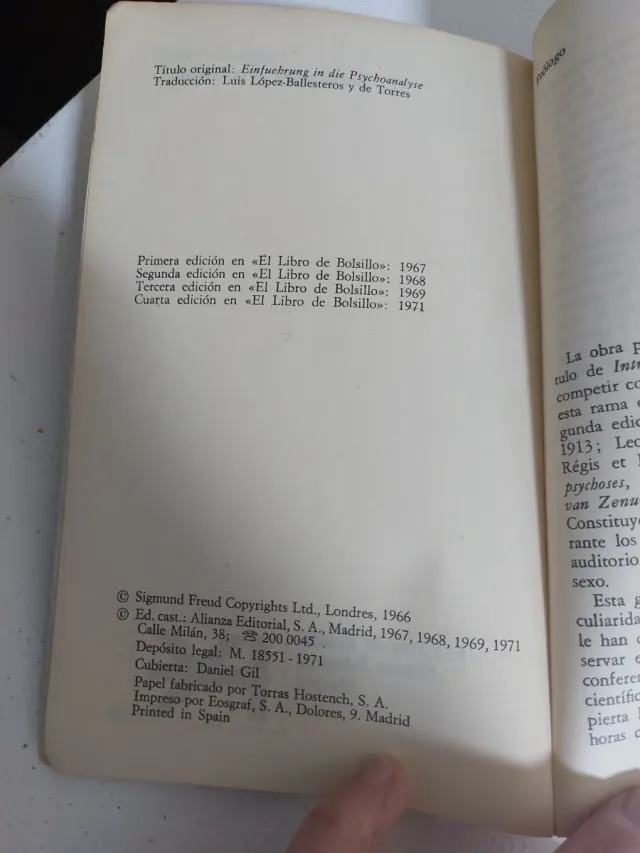 Introducción al Psicoanálisis - Sigmund Freud