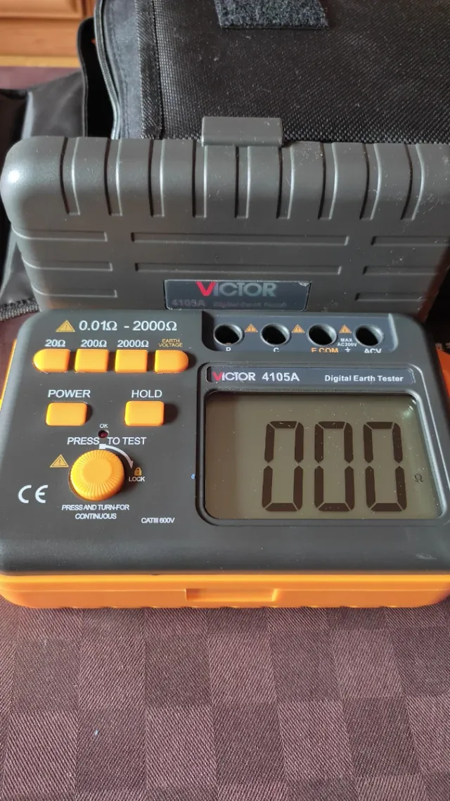 Telurómetro Victor 4105A Medidor Tierras