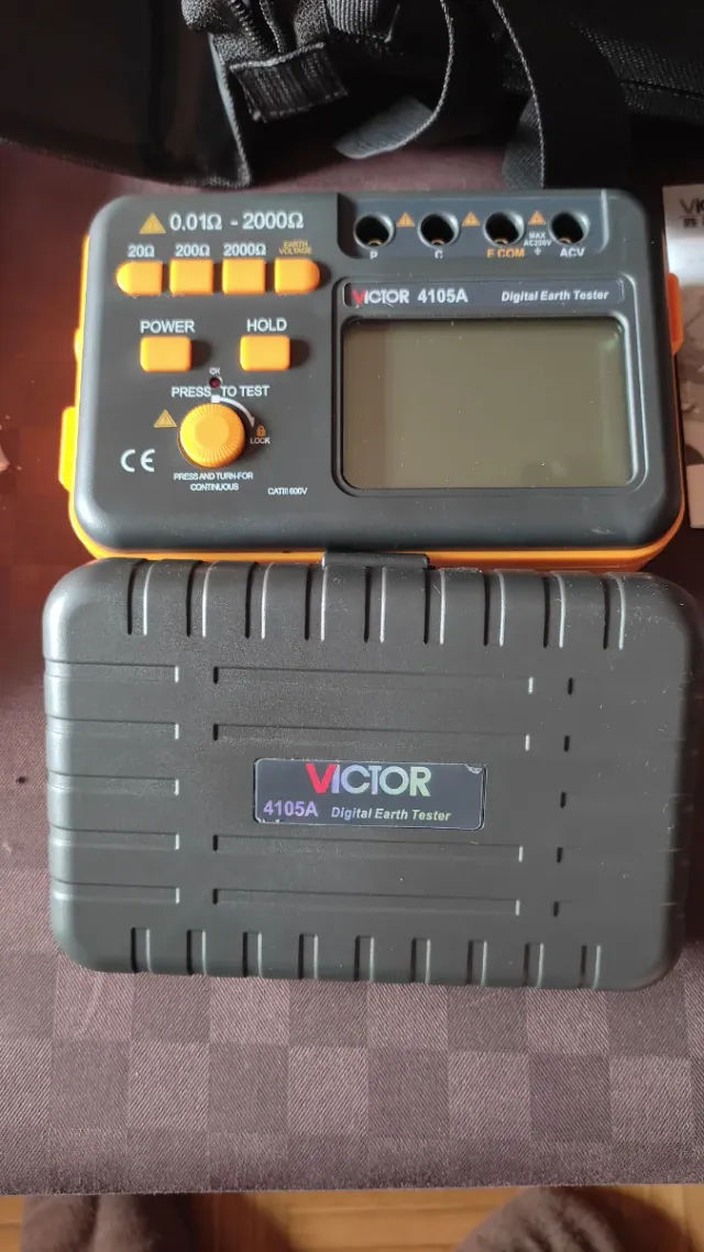 Telurómetro Victor 4105A Medidor Tierras