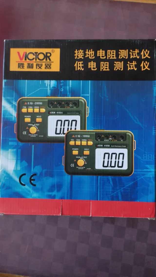 Telurómetro Victor 4105A Medidor Tierras