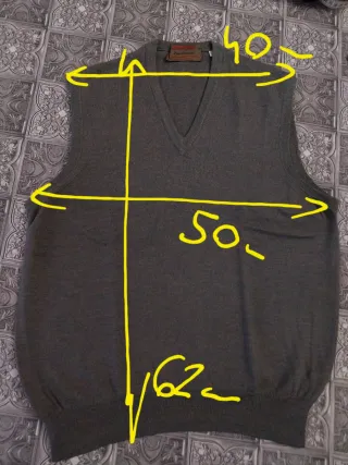 Gilet Rodrigo grigio/petrolio taglia M