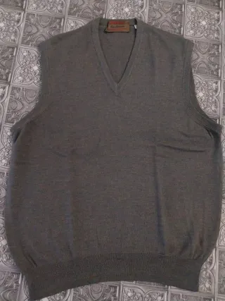 Gilet Rodrigo grigio/petrolio taglia M