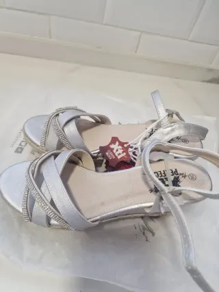 Cuñas XTI Plata Talla 39