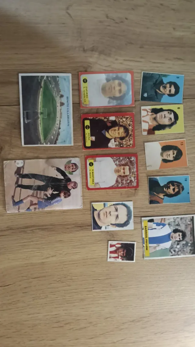 Cromos antiguos fútbol variada Cruyff, Betis..