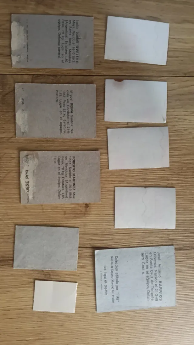 Cromos antiguos fútbol variada Cruyff, Betis..