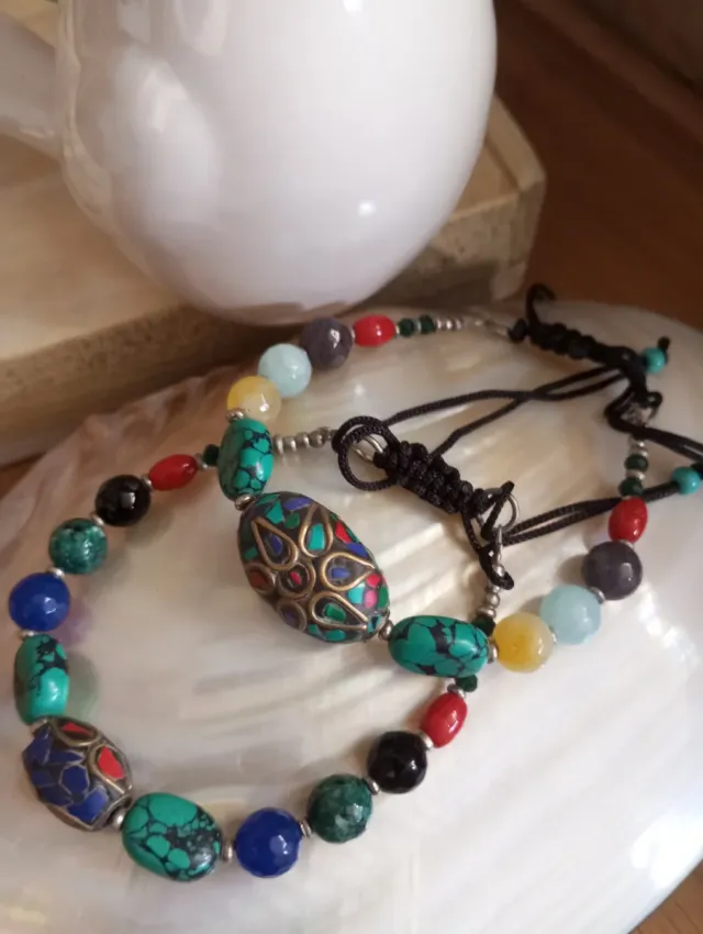 Pulseras artesanales multicolor