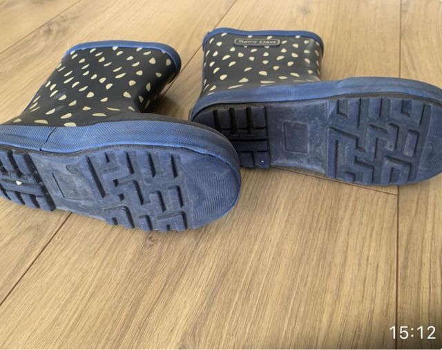 Botas de agua niño Rainy Days azul y blanco T 31