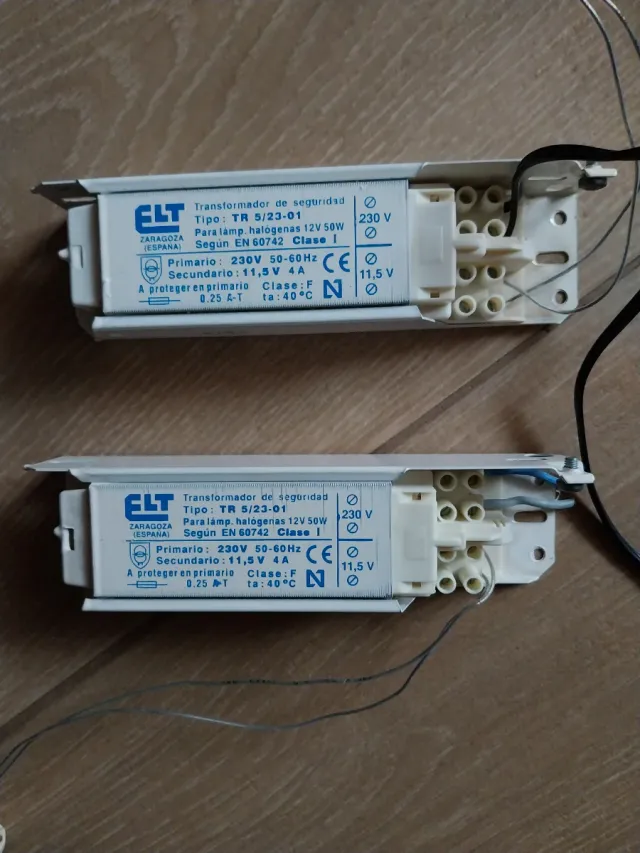 2 Transformadores para halógenos