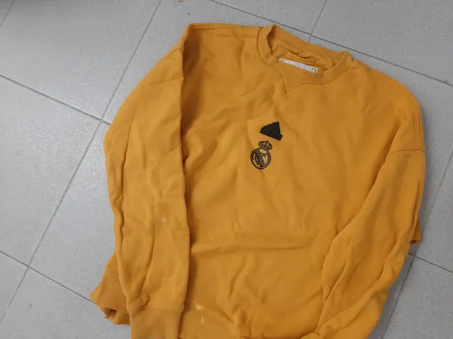 Sudadera Adidas Real Madrid Amarilla