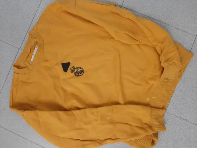Sudadera Adidas Real Madrid Amarilla