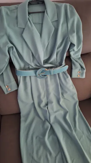 Mono Zara verde/turquesa talla S