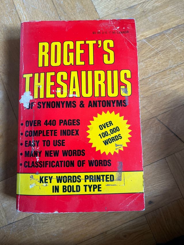 roget’s thesaurus
