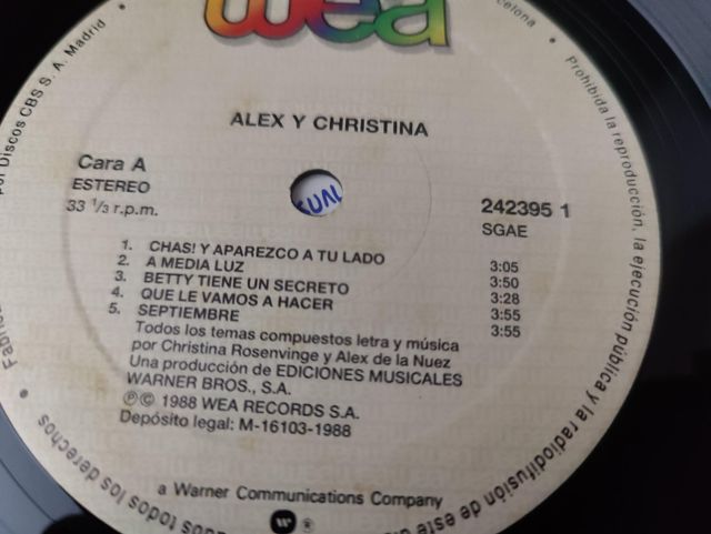 Vinilo Alex Christina Pop Rock