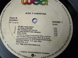 Vinilo Alex Christina Pop Rock