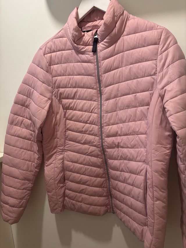 Chaqueta acolchada rosa