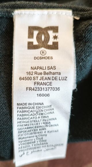 Maglione DC Shoes Nero Taglia L Cotone