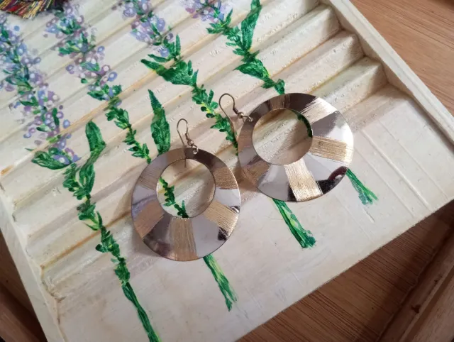 Pendientes Aro Dorados y Plateados