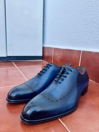 Zapatos de vestir hombre azul