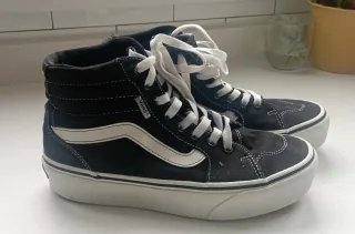 Zapatillas altas Vans, Negras Talla 37