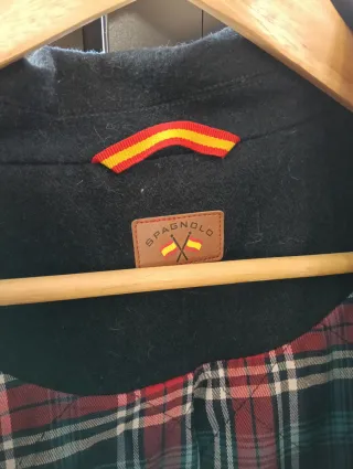 Abrigo Spagnolo Negro Hombre talla 50 de la firma