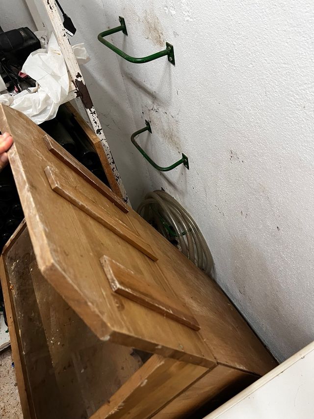 Expositor Vino  Madera y Cristal